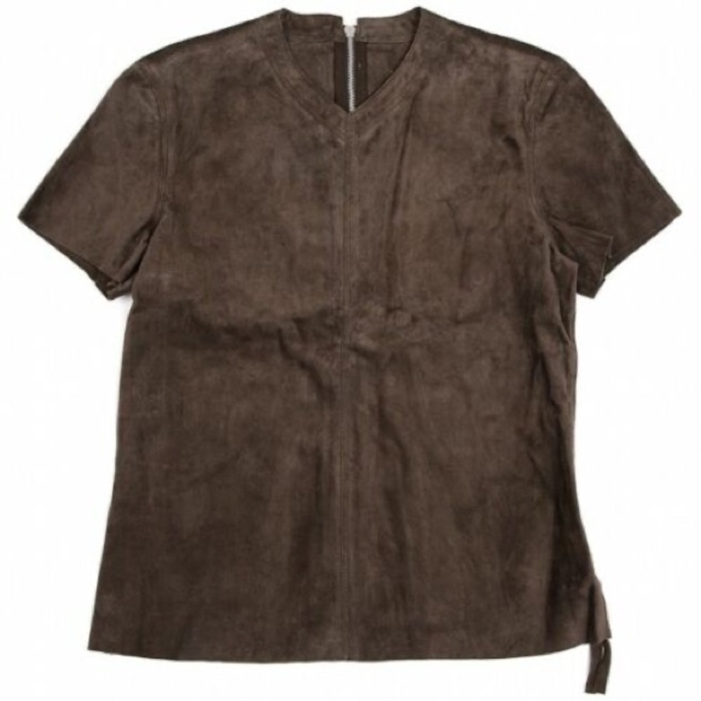 Jean Paul Gaultier Homme Suede Leather Shirt